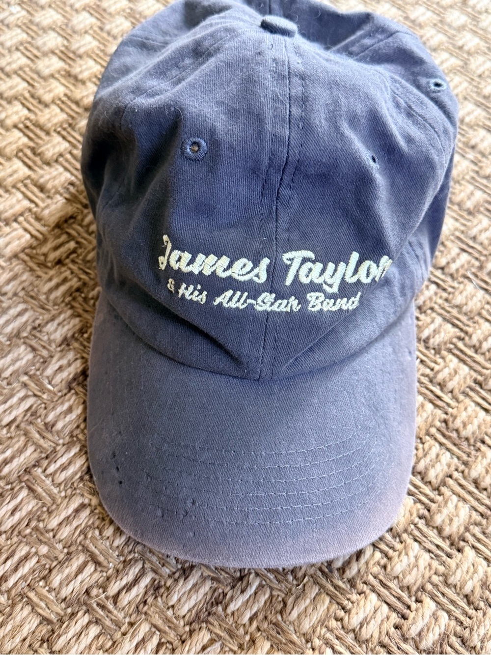 James Taylor & His All-Star Band Tour 2018 Navy Embroidered Cap - unisex - Picture 1 of 3